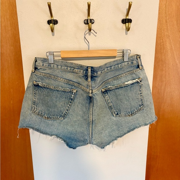 Agolde Faded Blue High-Rise Cutoff Shorts, women’s sz 32 - Picture 3 of 3